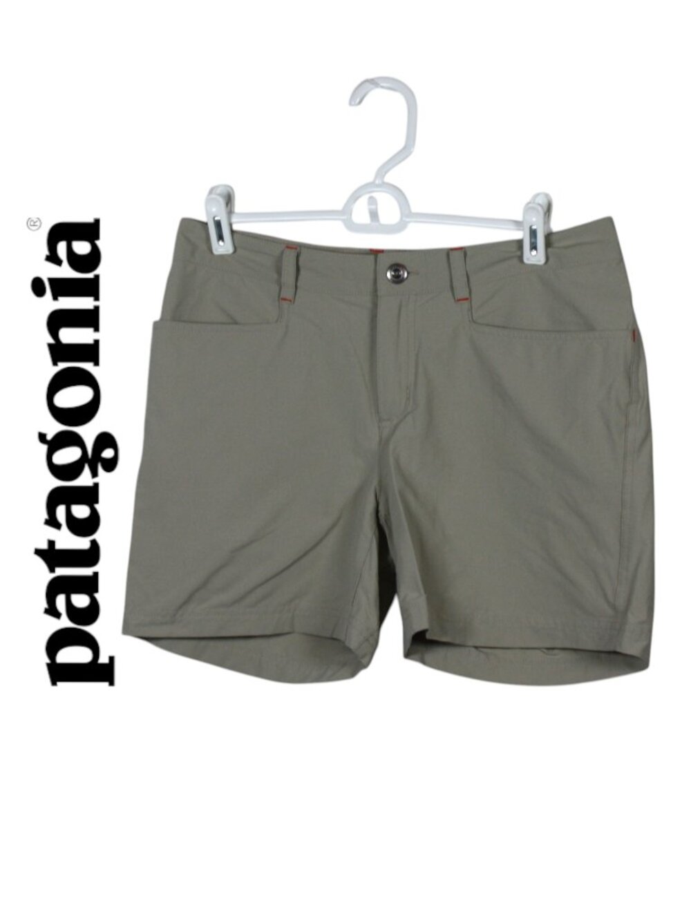Patagonia Khaki Shorts 5 1/4" Inseam Size 6